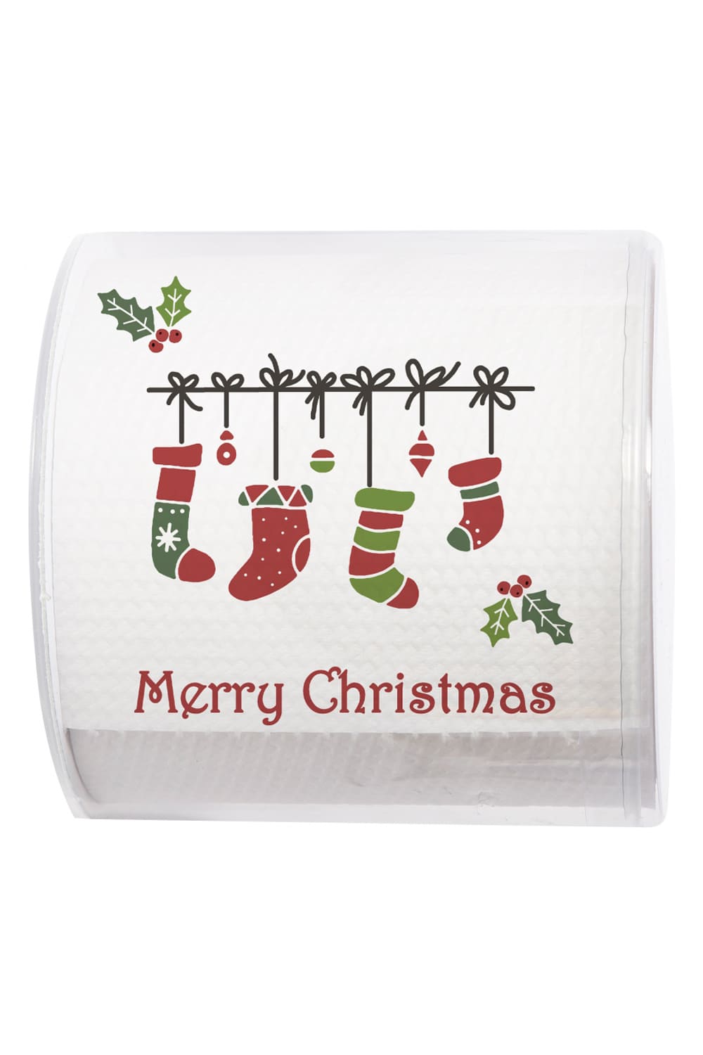 Dieses witzige Toilettenpapier sorgt bestimmt fuer die beste Unterhaltung auf dem Klo. Ideal als Geschenk zu Weihnachten, waehrend der Weihnachtszeit oder fuer eine kreative und lustige Dekoration fuer das Weihnachtsfest. Das witzige Christmas WC-Papier ist das Perfektes Weihnachtsgsgeschenk mit Kreativitaet. 
