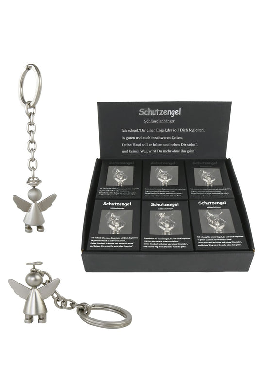 Der Schutzengel Schluesselanhaenger ist ein schoenes Geschenk fuer jeden Anlass. Der Engel Anhaenger ist in einer herzigen Schachtel mit liebevollem Spruch.