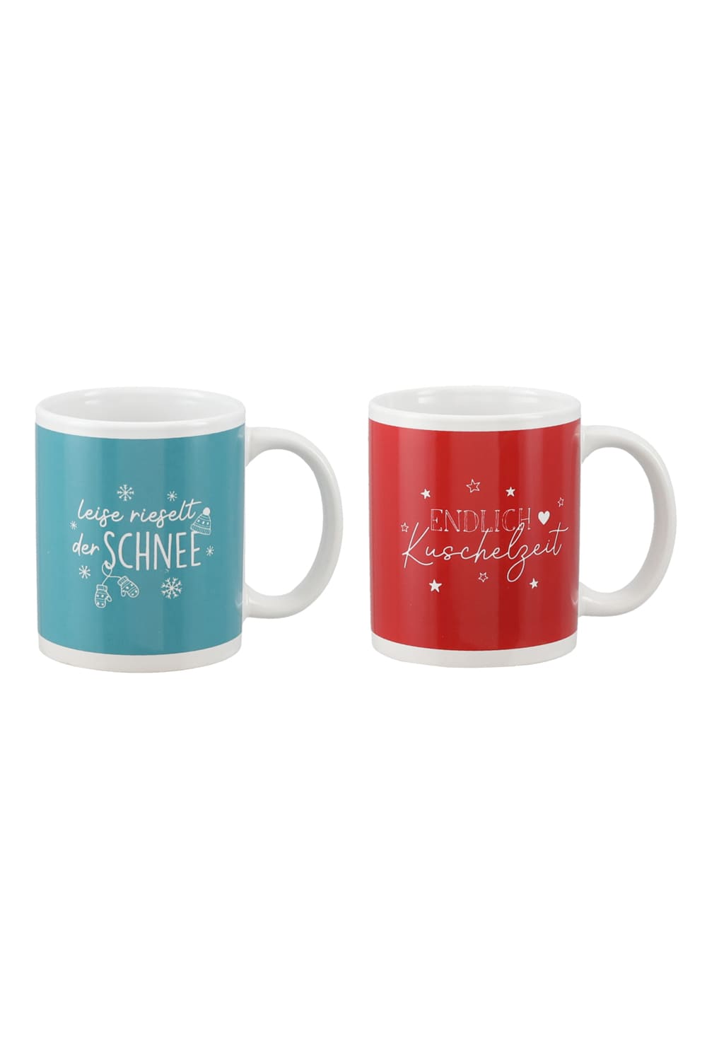 Die Winter Spruch Tasse ist einfach perfekt fuer die Winterzeit & Weihnachtszeit. Die Tasse gibt es in 2 diversen Spruechen: Schnee & Kuschelzeit (auswaehlbar). 