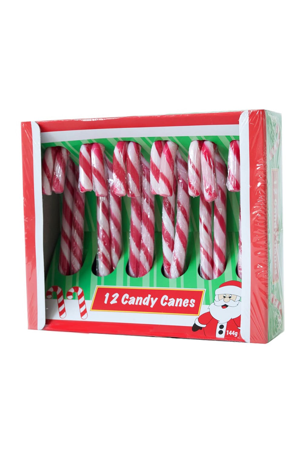 Zuckerstangen im 12er Set fuer die Weihnachtszeit. rot-weisse Zuckerstoecke für den Samichlaus Tag oder die Adventszeit und Weihnachtzeit. 12 Candy Canes