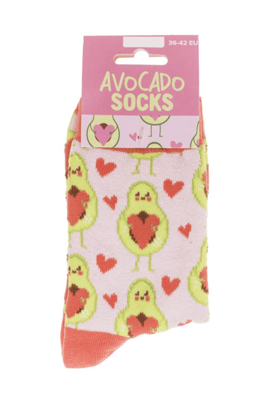 Witzige Spassocken mit Avocado Motiv! Diese lustigen Socken sind ein grossartiges Geschenk! Die Motivsocken sind in der Einheitsgroesse (36/42) erhaeltlich. 