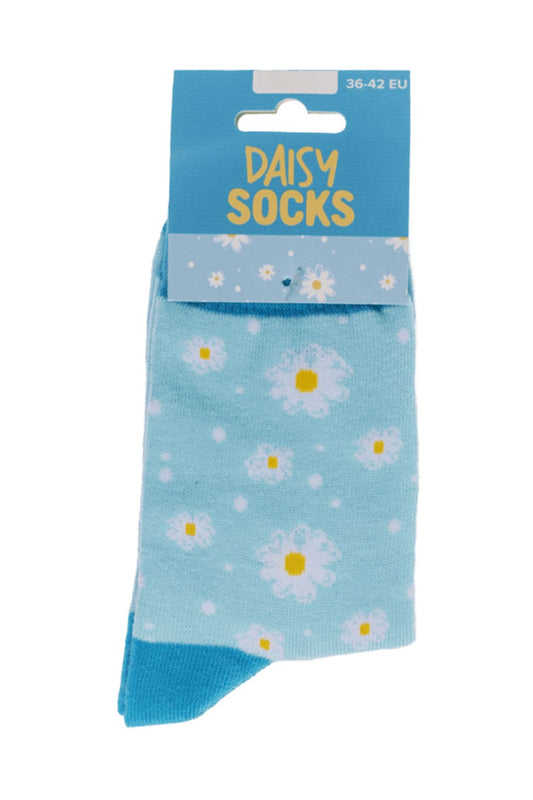 Witzige Spassocken mit Gaensebluemchen Motiv! Diese lustigen Socken sind ein grossartiges Geschenk! Die Motivsocken sind in der Einheitsgroesse (36/42) erhaeltlich. 