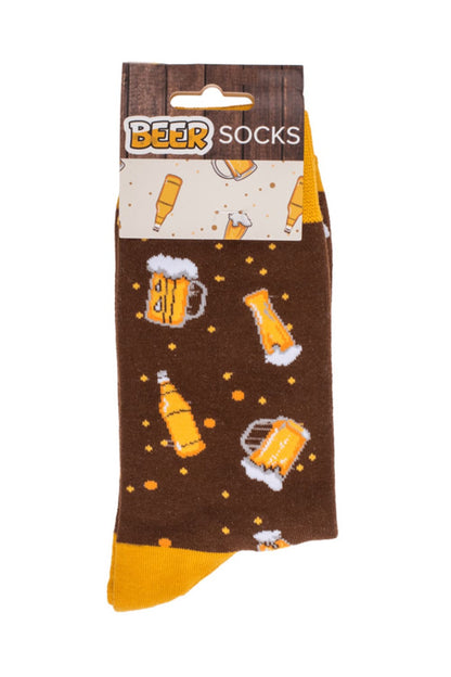 Witzige Spasssocken mit entsprechendem Bier Motiv fuer Frauen und Maenner! Die Bier Socken sind ein optimales Geschenk fuer alle Bierliebhaber und Bierliebhaberinnen! Bierkrug. Beer Socks.