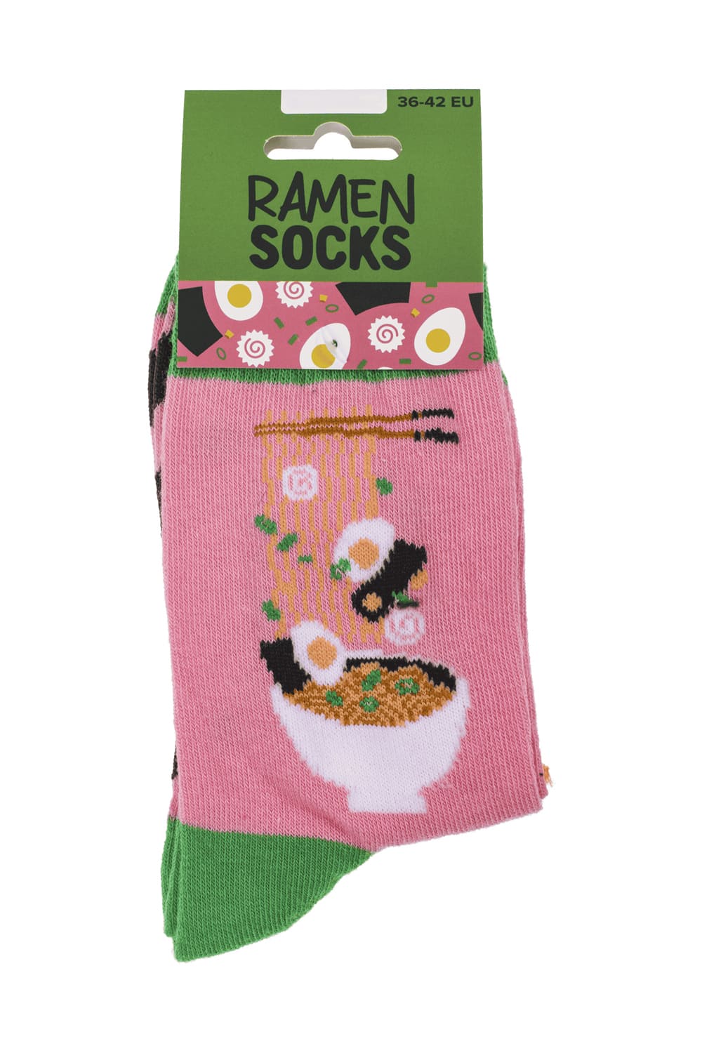 Spassocken mit Nudelsuppe Motiv! Diese lustigen Ramen Socken sind ein ideales Geschenk! Die Motivsocken sind in der Einheitsgroesse (36/42) erhaeltlich.