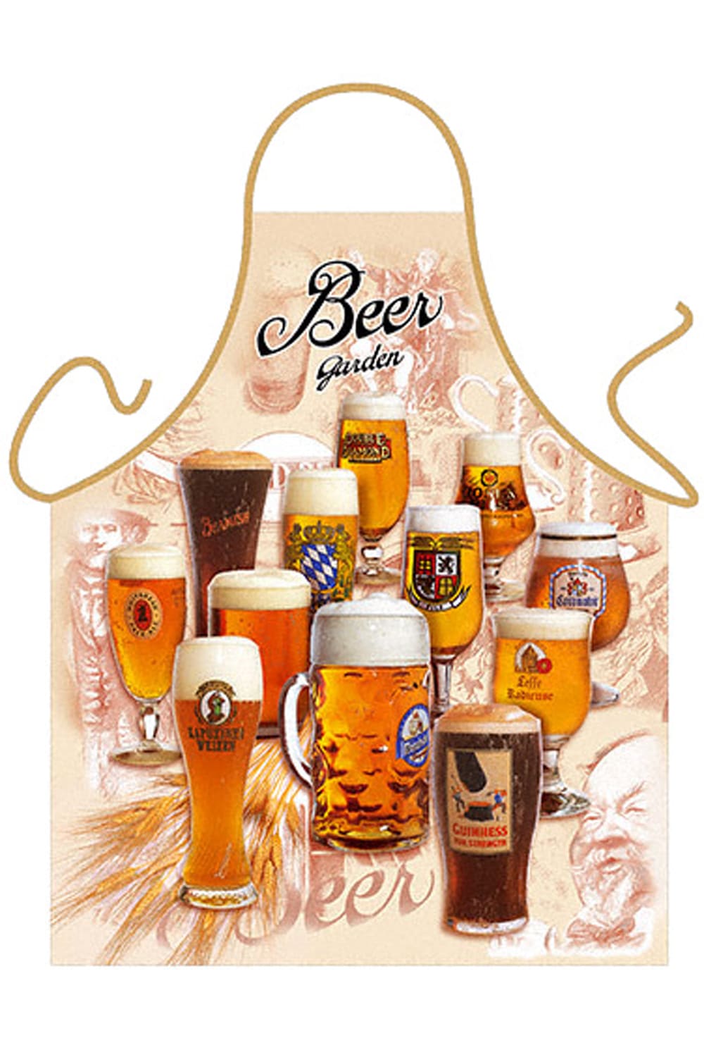 Bier Grillschürze | Biergeschenk | Kochschürze mit Bier Sorten ...