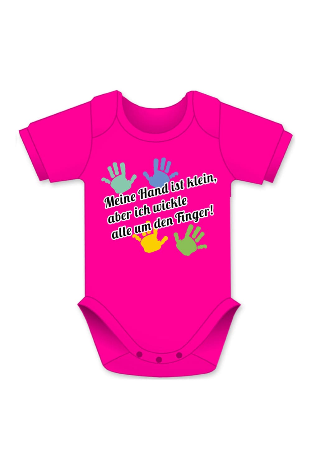 Handabdruck Baby Body mit Spruch. Perfektes Geschenk zur Geburt