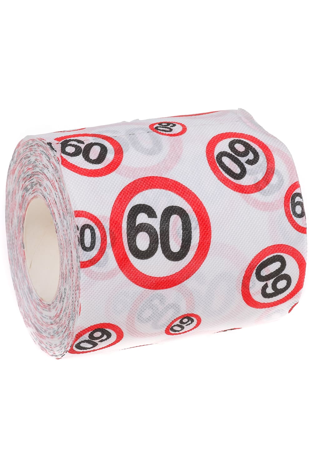 Dieses witzige WC-Papier mit der Zahl 60, sorgt bestimmt für die beste Unterhaltung auf dem Klo. Das Zahlen Klopapier ist einfach ein absoluter Spassfaktor fuer jedes Badezimmer. Ein lustiges Geschenk zum 60. Geburtstag. 