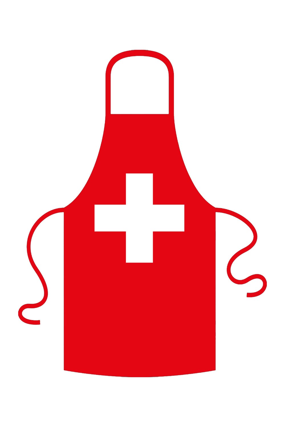Eine trendige Schweizerkreuz Kochschuerze in der Farbe rot. Auf der Schuerze ist das Schweizer Kreuz abgebildet. Ein tolles Geschenk für Jung und Alt, für echte Koch-Koenner oder für Hobby-Koeche. Natuerlich kann diese Schuerze auch als Grillschuerze verwendet werden. Die lustige Spruch Schuerze ist aus Baumwolle. 