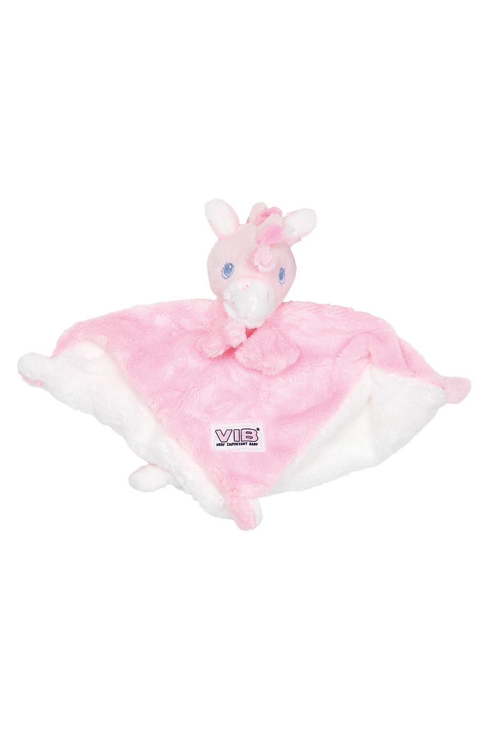 Dieses Einhorn Schmusetuch ist von der Marke: VIB – Very Important Baby, qualitative und hochwertige Babyaccesoires. Das Einhorn ist in der Farbe rosa erhaeltlich. Plueschtier und Schmusetuch in einem vereint. Fuer kuschelige, troestende und wohltuende Momente fuer das Baby und das Kleinkind.