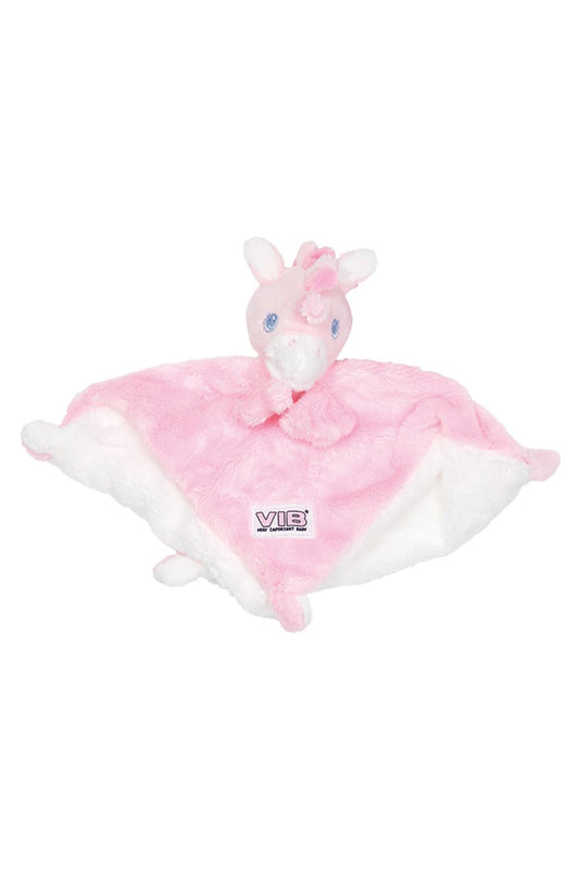 Dieses Einhorn Schmusetuch ist von der Marke: VIB – Very Important Baby, qualitative und hochwertige Babyaccesoires. Das Einhorn ist in der Farbe rosa erhaeltlich. Plueschtier und Schmusetuch in einem vereint. Fuer kuschelige, troestende und wohltuende Momente fuer das Baby und das Kleinkind.